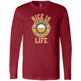 RIce is Life Mens Jersey Long Sleeve T-Shirt